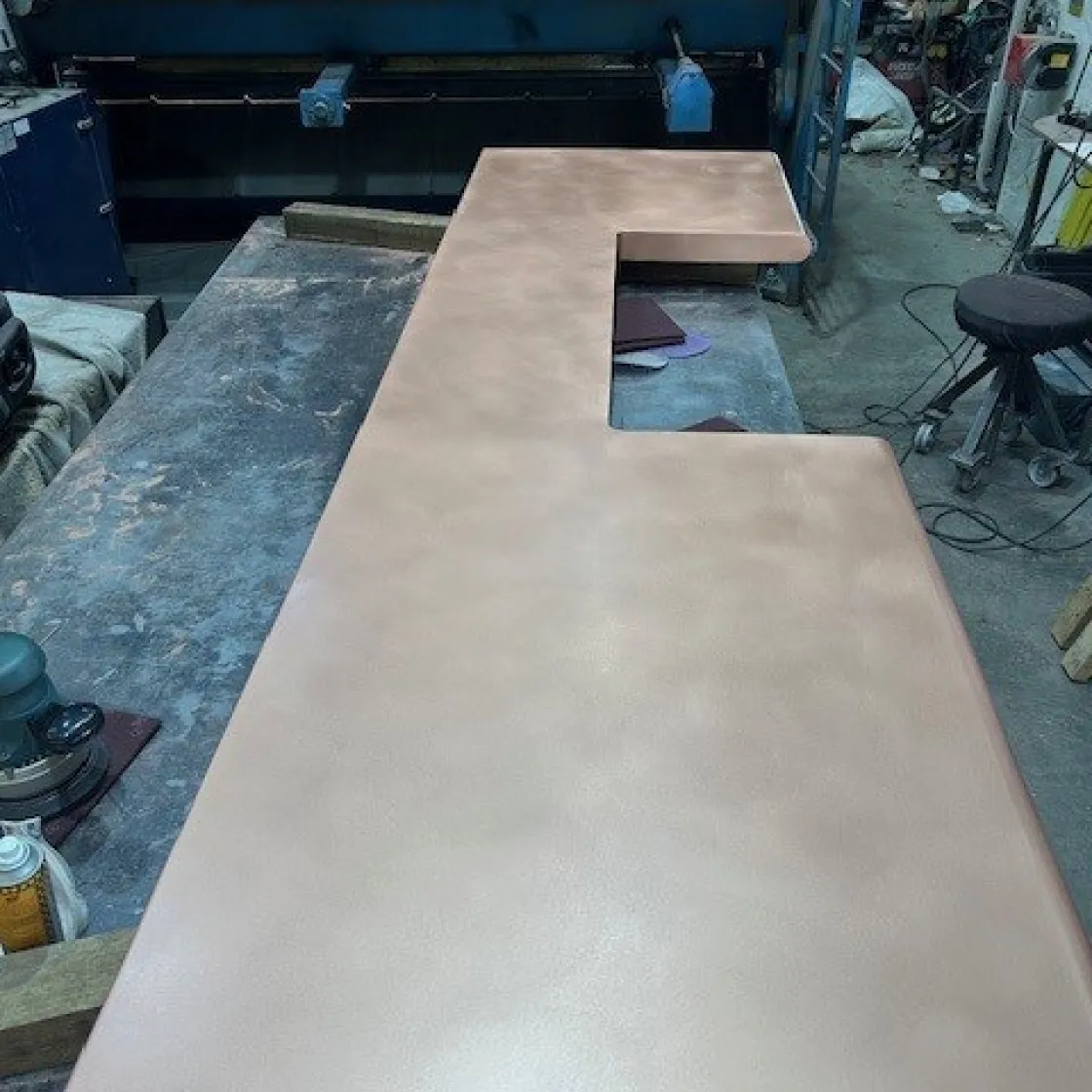 Copper worktop 4