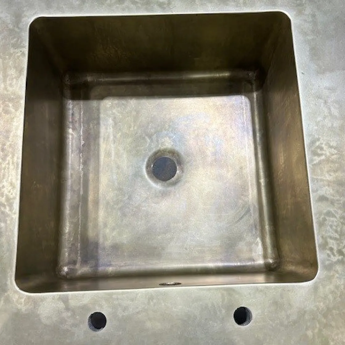 Brass sink 3